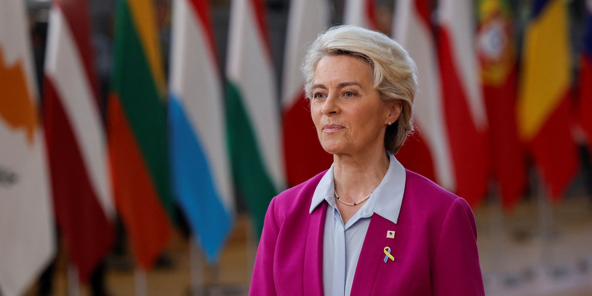 Przewodnicząca Komisji Europejskiej Ursula von der Leyen.