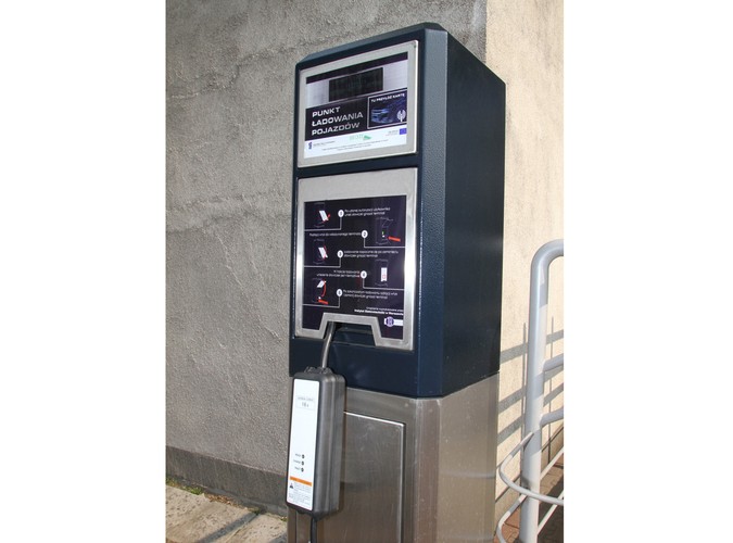 Stanowisko ładowania aut elektrycznych