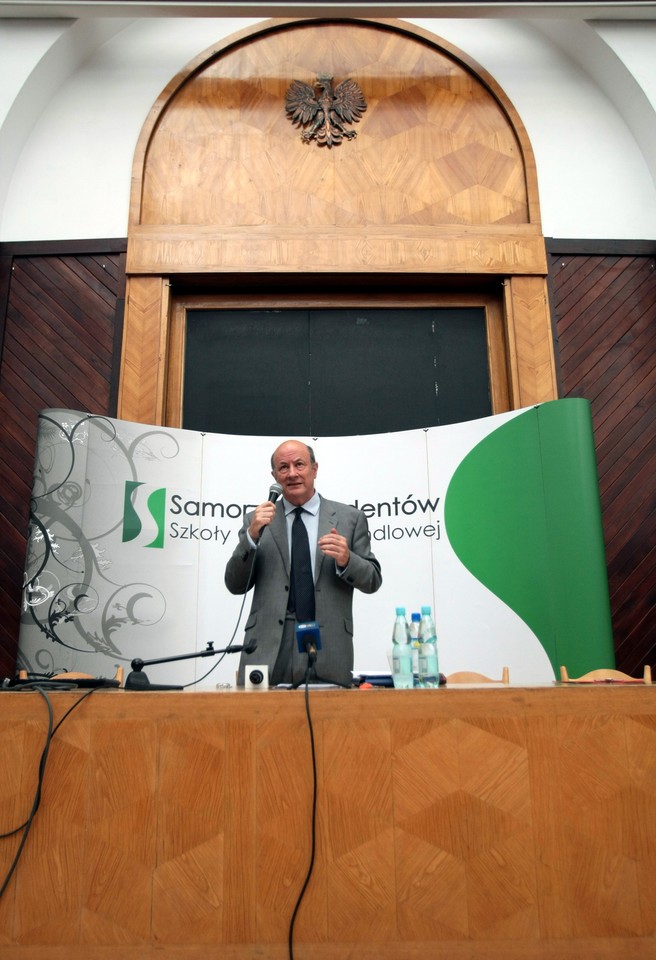 Rostowski spotkał się z Samorządem Studentów SGH