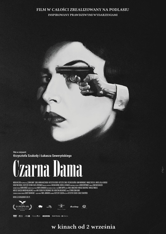 Plakat do filmu "Czarna dama"