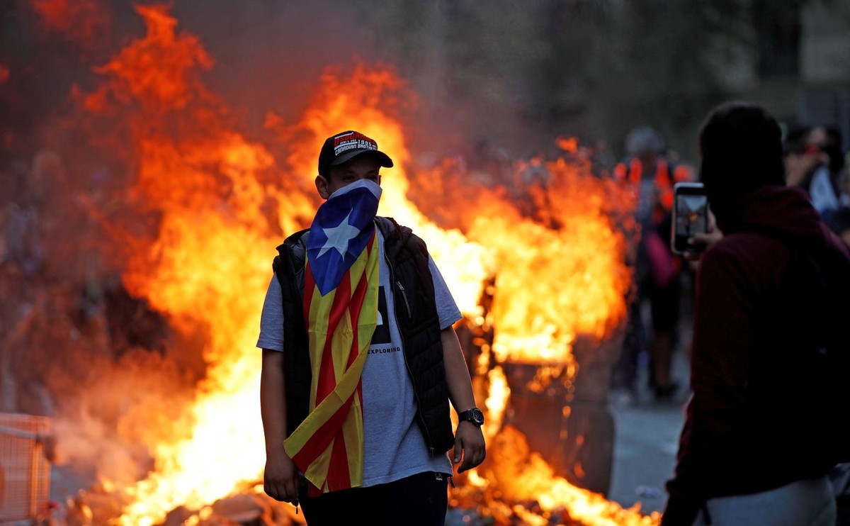 Protesty w Barcelonie