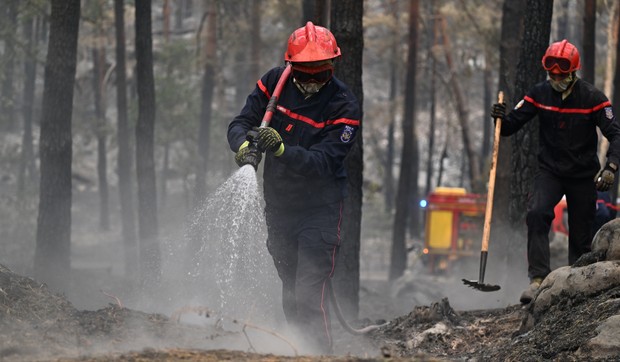 Požar u šumi Fontenblo, 14. jula