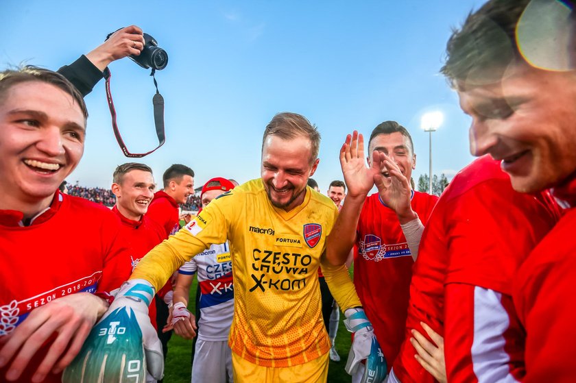 Pilka nozna. Fortuna I liga. PGE FKS Stal Mielec - Rakow Czestochowa. 06.04.2019