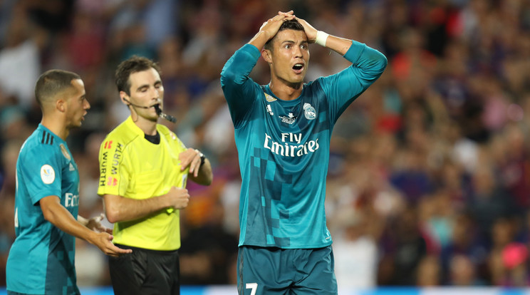 Ronaldo nagyon kiakadt az eltiltása miatt/Fotó: AFP