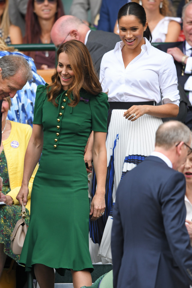 Księżna Kate i księżna Meghan na Wimbledonie