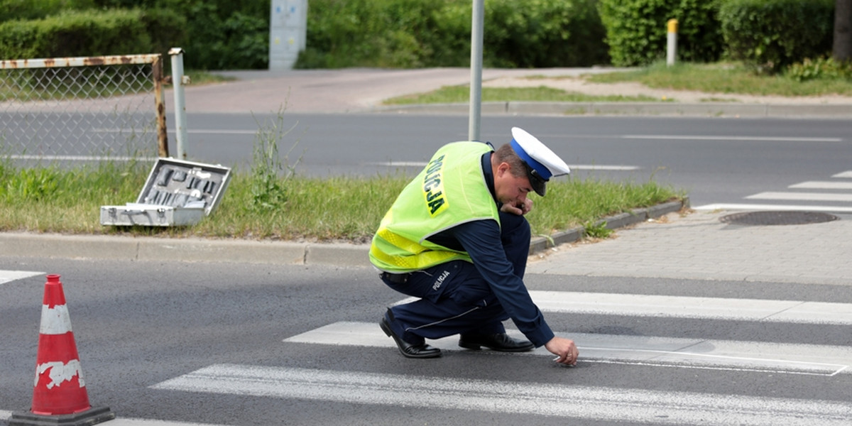 Potrącenie kobiety na przejściu w Zielonej Górze