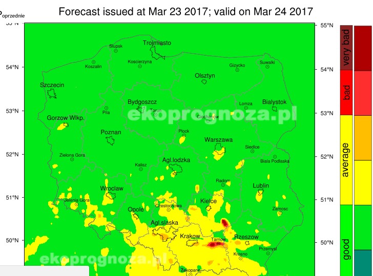 Ekoprognoza na 23 marca