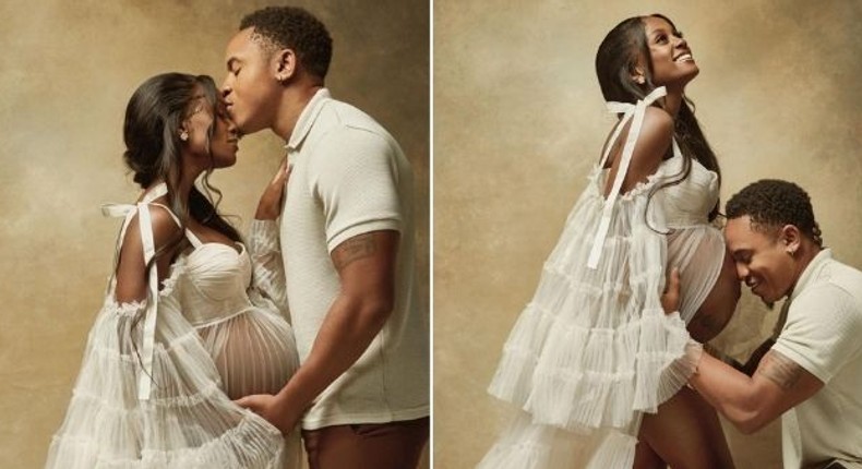 Vanessa Mdee and Fiancé Rotimi announce pregnancy with exquisite photos