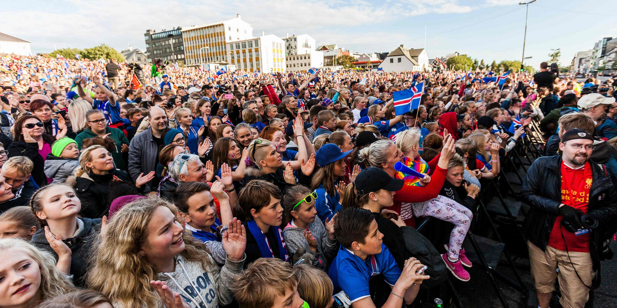 Islandia wróciła z Euro 2016. Królewskie powitanie bohaterów ZDJĘCIA