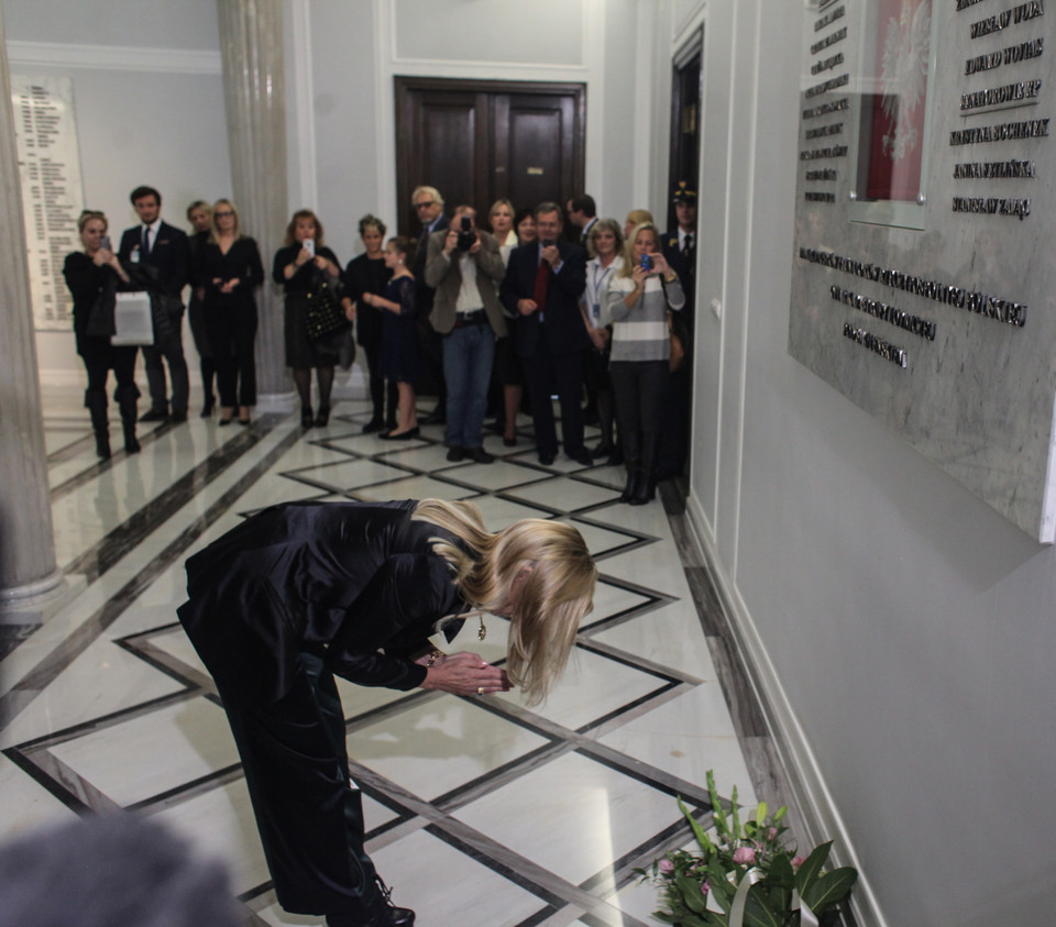 Sharon Stone odwiedziła Sejm