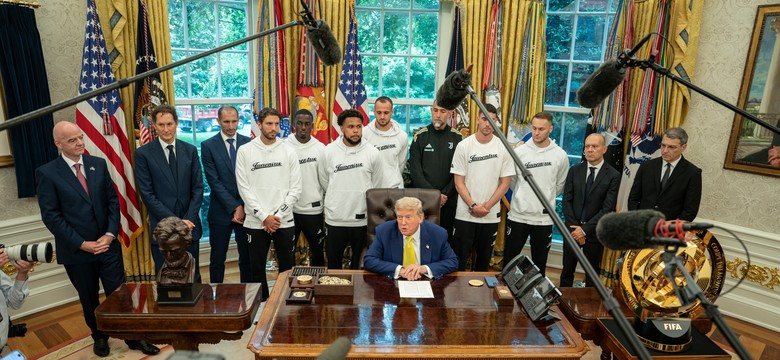 Donald Trump przyjął w Białym Domu piłkarzy Juventusu. Niewiarygodne, o co ich zapytał