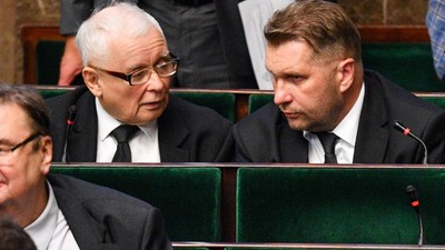 Jarosław Kaczyński i Przemysław Czarnek