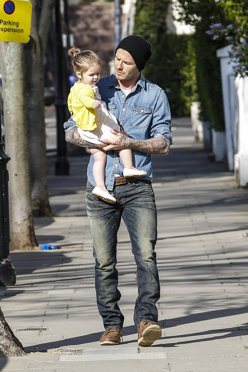 David Beckham z Harper