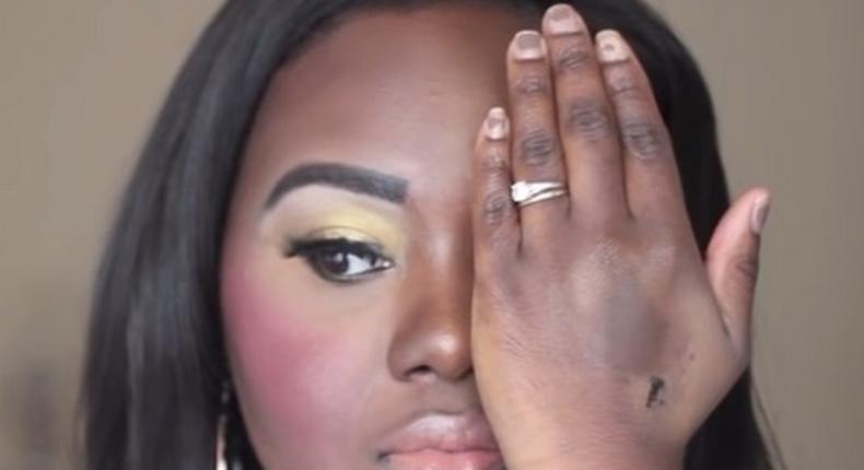 Chanel Boateng shows a bad side of her makeup