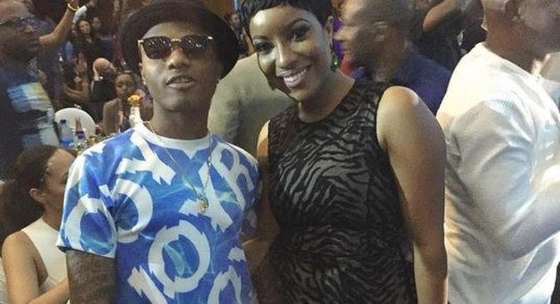 Wizkid and Joselyn Dumas 