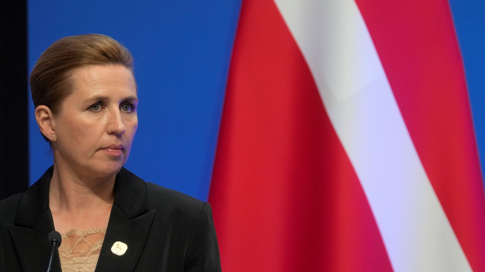Dánska premiérka Mette Frederiksenová na summite NATO v Litve.