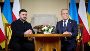 Volodimir Zelenski, Donald Tusk