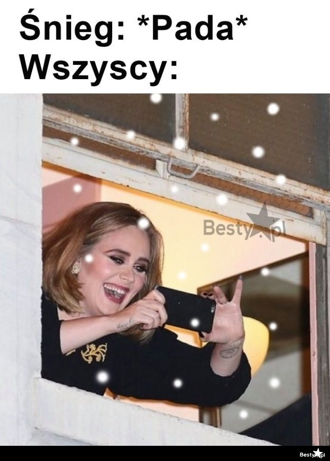 Najlepsze memy o pierwszym śniegu