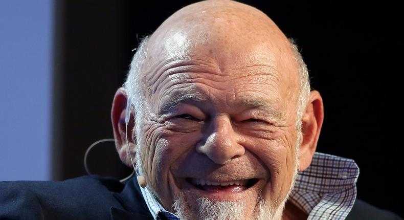 Sam Zell, founder and chairman of Equity Group Investments. It took over 30 years before he realized his office had a door.