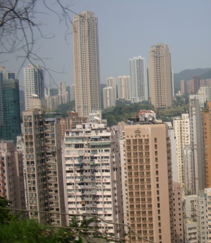 Dzielnica mieszkalna w Hongkongu