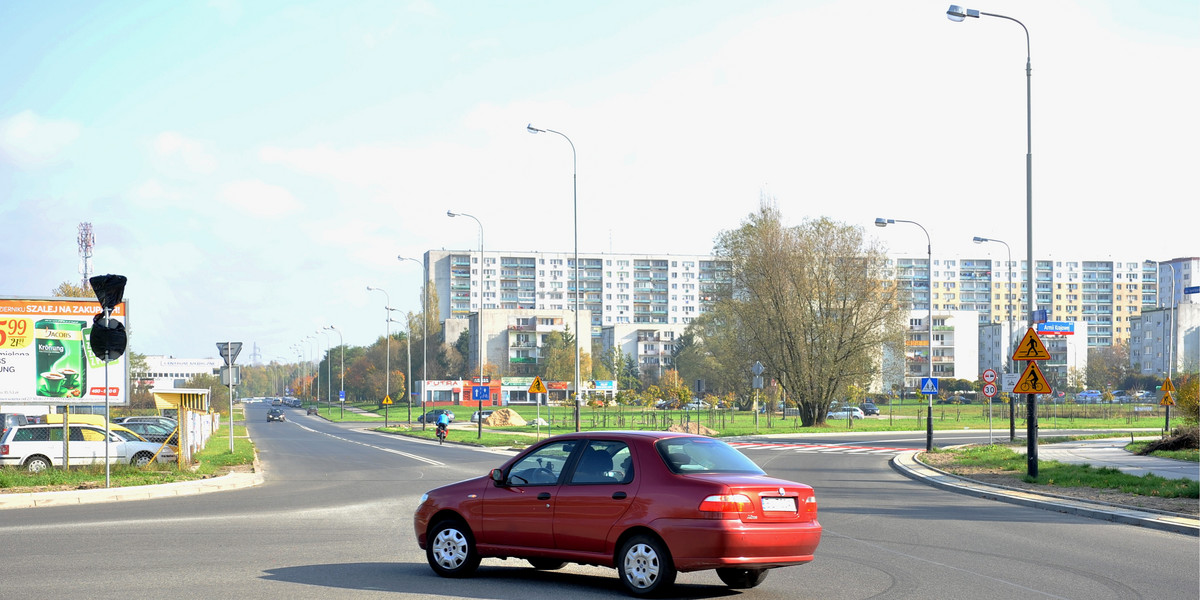 nowe rondo na Retkini 