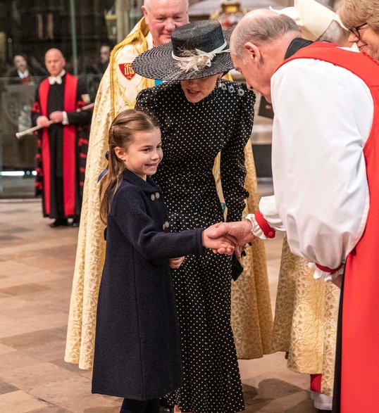 Księżniczka Charlotte i księżna Kate