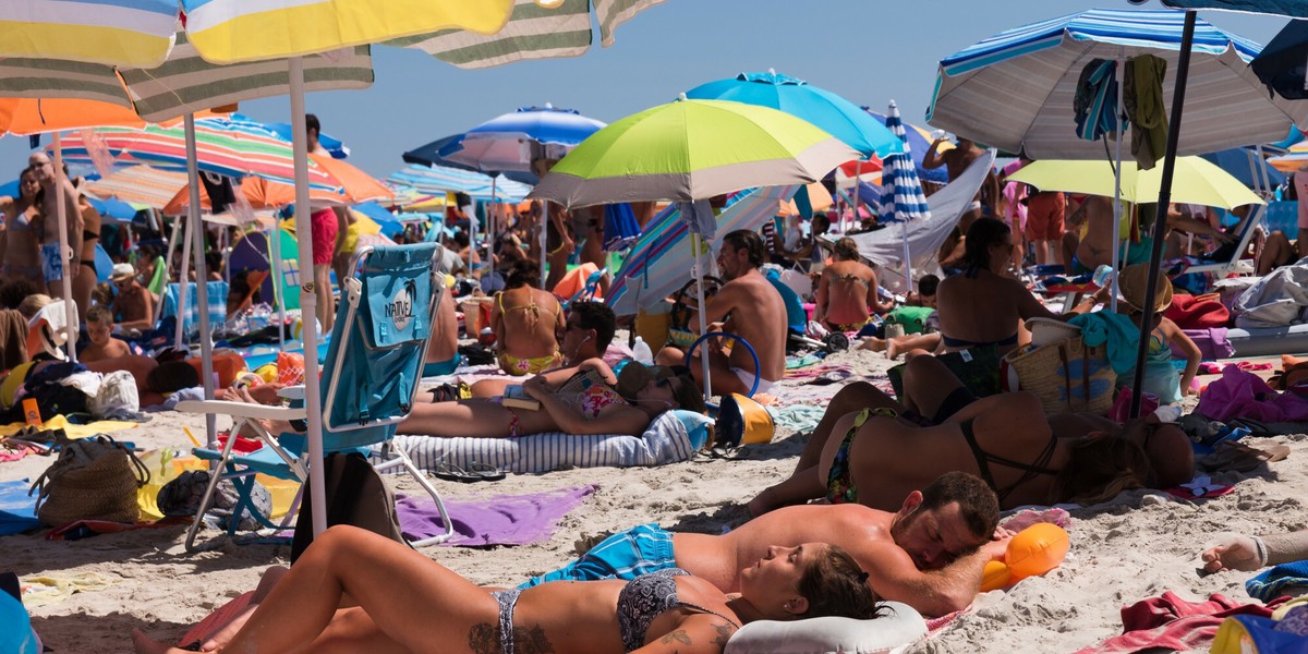 Plaża na Sardynii, zdjęcie z 2017 r.