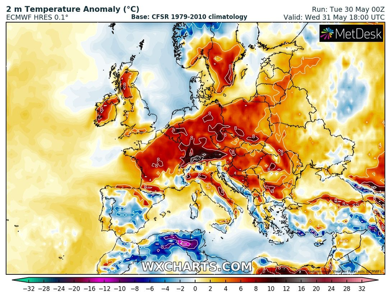 W środę temperatura poszybuje do iście letnich wartości