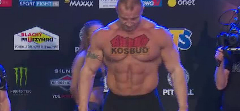 KSW 51: Pudzianowski dużo cięższy od swojego przeciwnika. Jeden zawodnik poza limitem