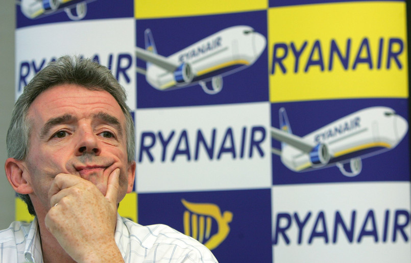 Michael O’Leary, prezes Ryanaira, skarży się na PPL w Departamencie Konkurencji Komisji Europejskiej.