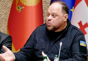 Ruslan Stefančuk u Beogradu | Foto: Fonet