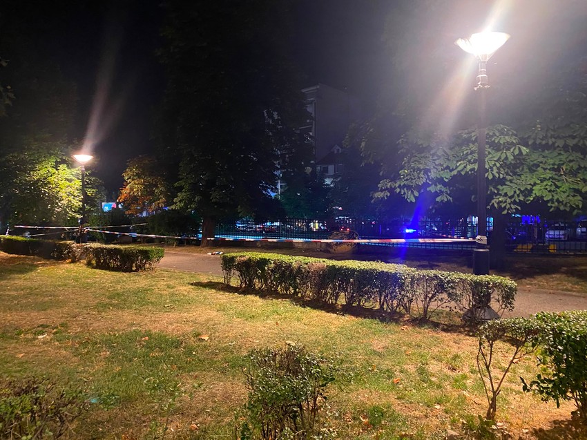 Mesto gde je devojka izbodena kod Vukovog spomenika