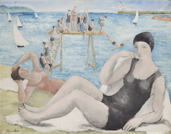 Alicja Halicka, "Na plaży" (ok. 1920) 