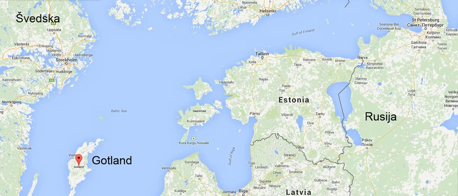 Gotland ima strateški važan položaj između švedskog kopna i baltičkih država