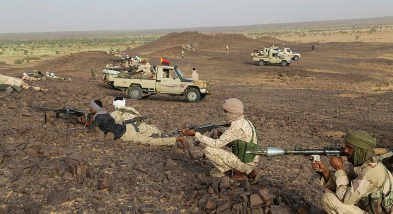 CMA Tuareg fighters operating around Kidal, northern Mali