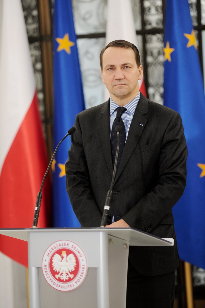 Radosław Sikorski, marszałek Sejmu i szef MSZ