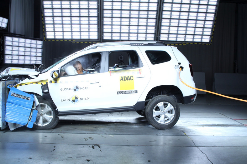 Test zderzeniowy Latin NCAP - Renault Duster