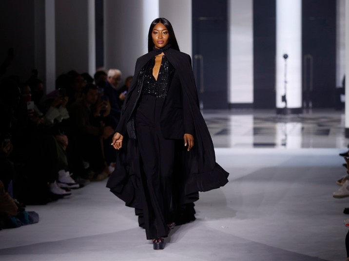 Naomi Campbell na pokazie Lanvin.