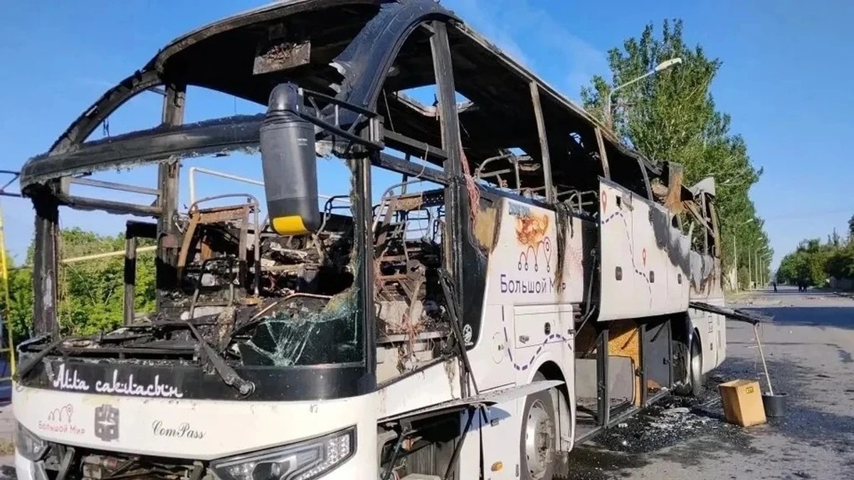Napad na autobus u Donjecku