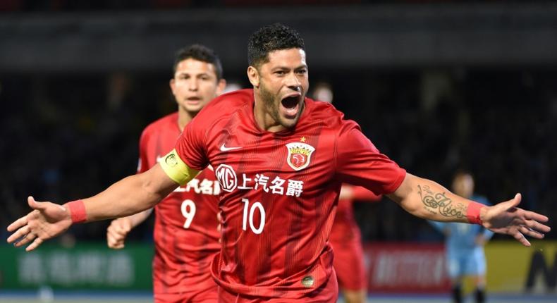 Shanghai SIPG's Brazilian forward Hulk is one of the stars of Chinese football