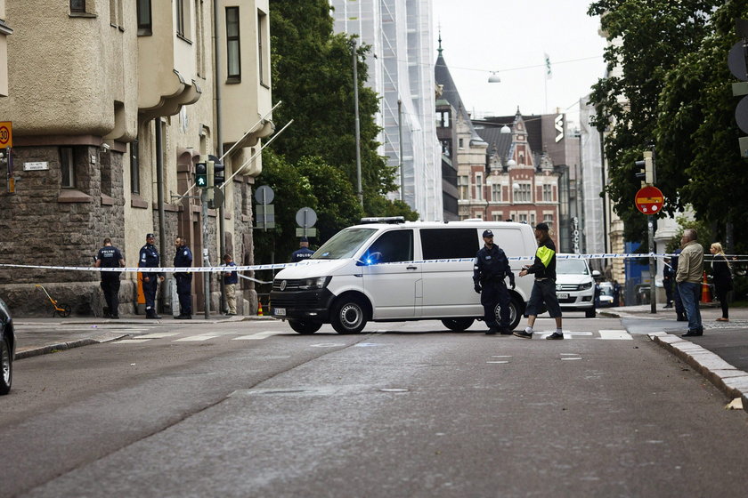 Accident occurred in downtown Helsinki where an intoxicated man hit people with his car, in Helsinki