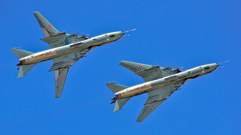 Su-22 podczas pokazów na Węgrzech w 2013 r.