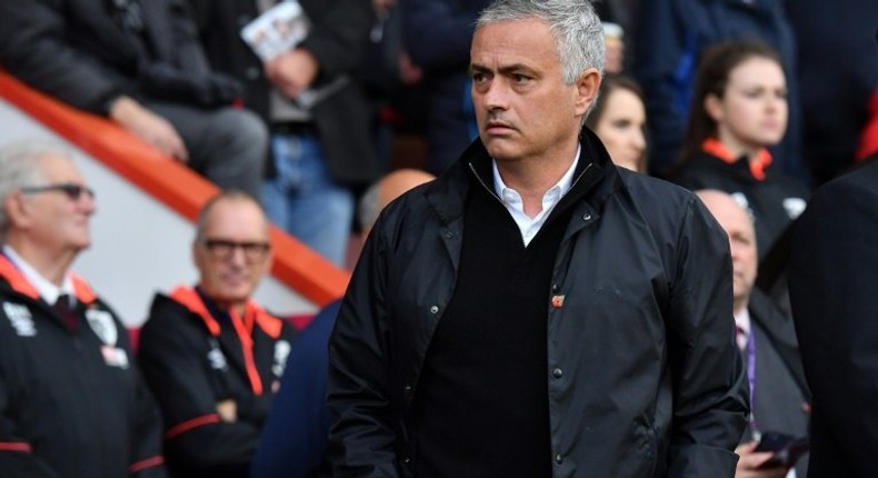 Jose Mourinho was furious with Manchester United's first half struggles at Bournemouth