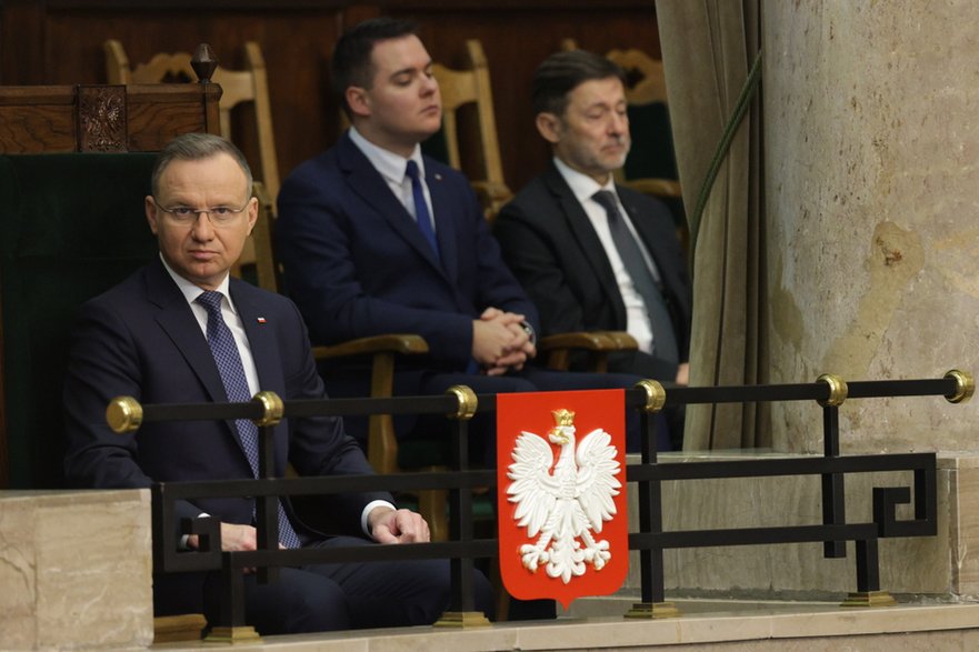 Andrzej Duda w Sejmie (11.12.2023)