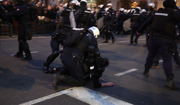 Protest ispred Rektorata