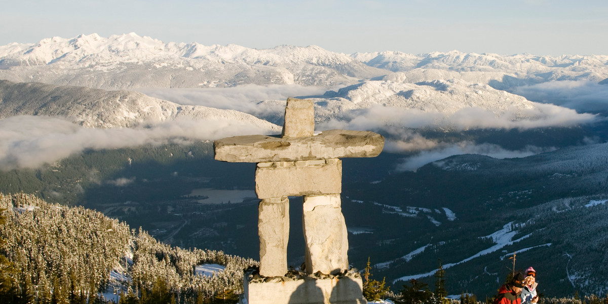 A view from Whistler Blackcomb.