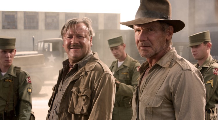 Harrison Ford az Indiana Jones és a kristálykoponya királysága című filmben