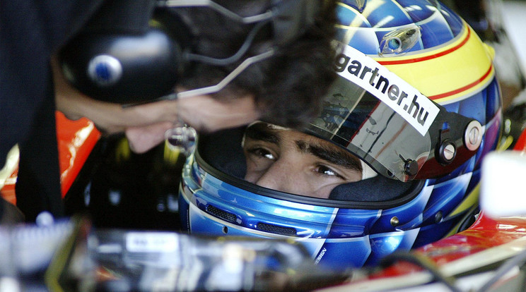 Baumgartner újra F1-es autóban ülhetett /Fotó: AFP
