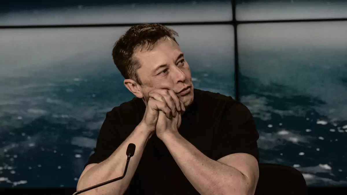 Elon Musk at a Press Conference