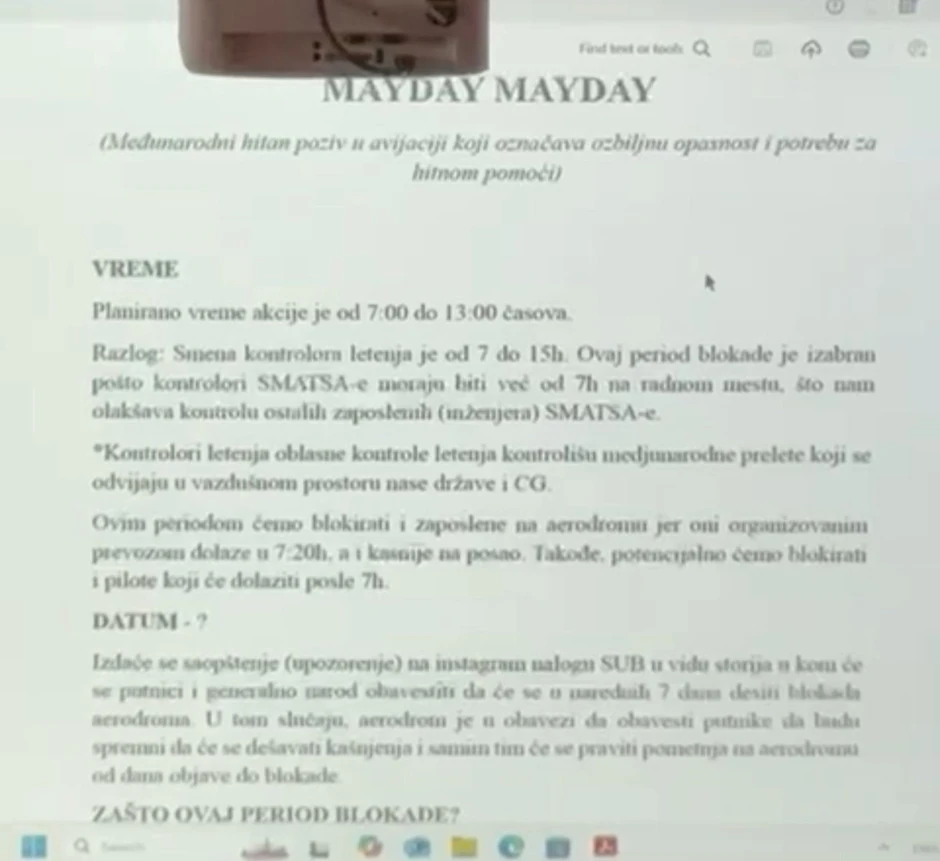 Dokument koji je pročitan na plenumu na Medicinskom fakultetu